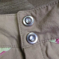 JUNIORS Euro Seat Breeches *vgc, mnr stains, seam & knee puckers
