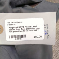BOYS Fleece Lined Winter Euro Seat Breeches *vgc, mnr pulled tag

