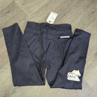 JUNIORS Fleece Lined Winter Full Sticky Seat Breeches *vgc, v.hairy inside, puckers, mnr marks?stains
