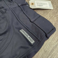 JUNIORS Fleece Lined Winter Full Sticky Seat Breeches *vgc, v.hairy inside, puckers, mnr marks?stains
