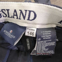 BOYS Fleece Lined Winter Euro Seat Breeches *gc, v.dirty, stains?, seam puckers
