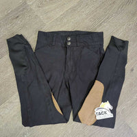 JUNIORS Euro Seat Breeches *vgc, faded, puckers, rubs, seam puckers
