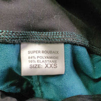Fleece Lined Sticky Full Seat Riding Tight Breeches, Pull On *gc, seam rubs/frays, threads, pills, dry stickies, hairy, cracking logos, hairyt
