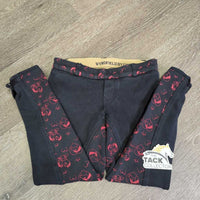 JUNIORS Hvy Cotton Breeches, Pull on *gc/fair, faded, seam holes & pulls
