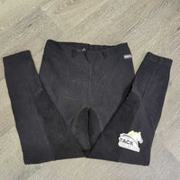 JUNIORS Ribbed Full Seat Breeches, Pull On *vgc, mnr stains?dirt, seam puckers
