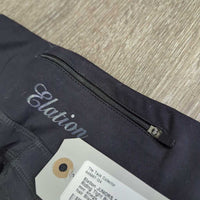 JUNIORS Sticky Full Seat Riding Tight Breeches, Pull On *gc, mnr snags, undone seams, frays & hair
