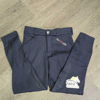 JUNIORS Boys Euro Seat Hvy Breeches *vgc, hair, mnr dirt?stain, older?
