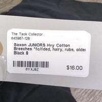 JUNIORS Hvy Cotton Breeches *fc/fded, hairy, rubs, older
