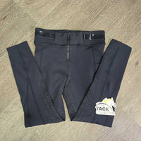 JUNIORS Full Seat Sticky Riding Tight Breeches *vgc, mnr rubs & hair
