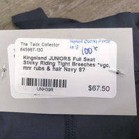 JUNIORS Full Seat Sticky Riding Tight Breeches *vgc, mnr rubs & hair
