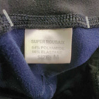 Fleece Lined Full Seat Sticky Riding Tight Breeches, Pull on *gc/fair, puckers, v.frayed & rubbed seams, hair, cracking logos, rubs, pills
