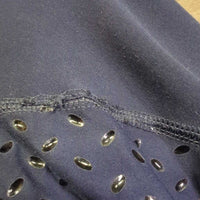 Fleece Lined Full Seat Sticky Riding Tight Breeches, Pull on *gc/fair, puckers, v.frayed & rubbed seams, hair, cracking logos, rubs, pills
