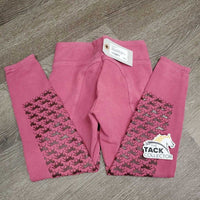 JUNIORS Hvy Cotton EuroSeat Breeches, Pull On *gc, faded seams
