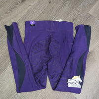 JUNIORS Hvy Cotton Full Sticky Seat Breeches, Pull On, tag *new
