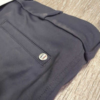 JUNIORS Full Seat Sticky Riding Tight Breeches *vgc/gc, rubs, pills, unstitched seams
