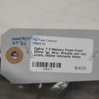 2 Memory Foam Front Shims *gc, dirty, threads, mnr hair, stains, sticker remnants