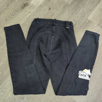 Hvy Cotton Breeches *gc, faded, seam puckers & rubs
