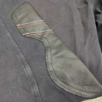 Euro Seat Hvy Cotton Breeches *gc, faded, seam rubs, sm holes, seam rubs, shrunk?
