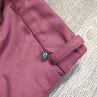 Light Winter Fleece Lined Euro Seat Breeches *gc, hairy, seam puckers, rubs, pills
