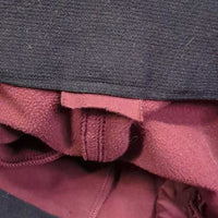 Light Winter Fleece Lined Euro Seat Breeches *gc, hairy, seam puckers, rubs, pills
