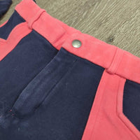 JUNIORS Euro Seat Hvy Cotton Breeches *gc, rubs, faded, pills, hairy
