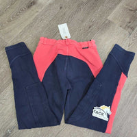 JUNIORS Euro Seat Hvy Cotton Breeches *gc, rubs, faded, pills, hairy

