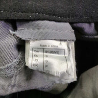 Hvy Euro Seat Breeches *gc, seam puckers, unstitched edges
