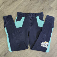 JUNIORS Hvy Cotton Breeches *gc, pilly, v.faded, rubs, thin spots
