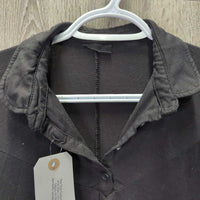 SS Polo Shirt, 1/4 button *gc, fair, hairy, faded, pills, rubs
