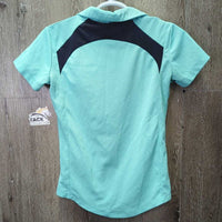 JUNIORS SS Sun Polo Shirt *gc, mnr pills, stains & snags
