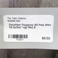 SS Polo Shirt, 1/4 button *vgc
