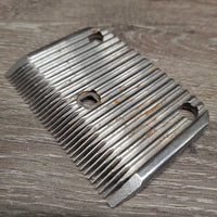 Wide 2 Piece Clipper Blades *gc, clean, mnr rusty, sharp?
