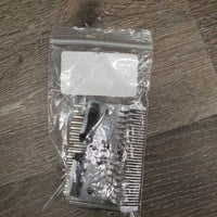 Wide 2 Piece Clipper Blades *gc, clean, mnr rusty, sharp?
