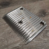 Wide 2 Piece Clipper Blades *gc, clean, mnr rusty, sharp?