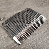 Wide 2 Piece Clipper Blades, case *gc, clean, mnr rusty, sharp?