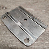 Wide 2 Piece Clipper Blades, case *gc, clean, mnr rusty, sharp?