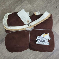 Fleece Lined Microsuede Keyhole Quarter Sheet *vgc, clean, hair, puckers, curled edges, mnr clumpy, sunbleach, 0 tail
