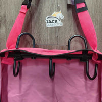 4 Hook Hanging Bridle Bag *gc, v.stained, hairy, dirty, inside dings
