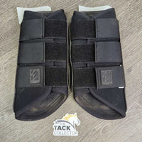 Neoprene Closed Boots, velcro *vgc, mnr dirty, scuffs, hair, marker
