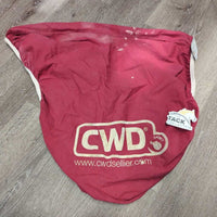 Cotton Saddle Cover *gc/fair, faded, dirt, stains, discolored, stretched elastic
