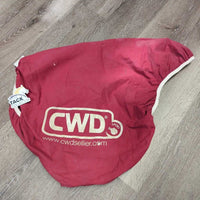 Cotton Saddle Cover *gc/fair, faded, dirt, stains, discolored, stretched elastic
