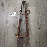 Soft Rsd Bridle *gc/fair, v.chewed, stains, rubs, scrapes, older
