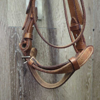 Soft Rsd Bridle *gc/fair, v.chewed, stains, rubs, scrapes, older

