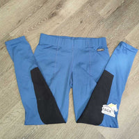 Riding Breeches Tights, Pull On *gc/vgc, mnr seam rubs/frays & hair

