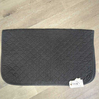 Thick Quilt Baby Saddle Pad *gc/fair, faded, linty, rubs, pills, hair
