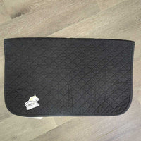 Thick Quilt Baby Saddle Pad *gc/fair, faded, linty, rubs, pills, hair
