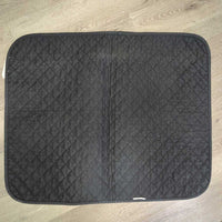 Thick Quilt Baby Saddle Pad *gc/fair, faded, linty, rubs, pills, hair
