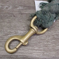 Thick Cotton Lead Rope *fair, stained, faded, frays, threads, thin/chewed spot
