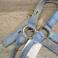 Thick Nylon Halter gc, v.faded, dirty, stains, edge rubs & frays
