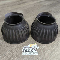Pr Soft Ribbed Rubber Bell Boots, Pull on *vgc, dirty, sm knicks
